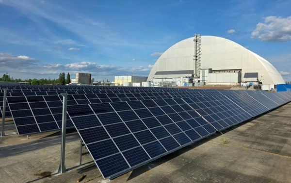 Сонячна електростанція запрацювала на Чорнобильській АЕС